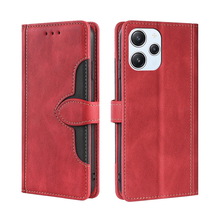 Skin Feel Magnetic Buckle Leather Phone Case