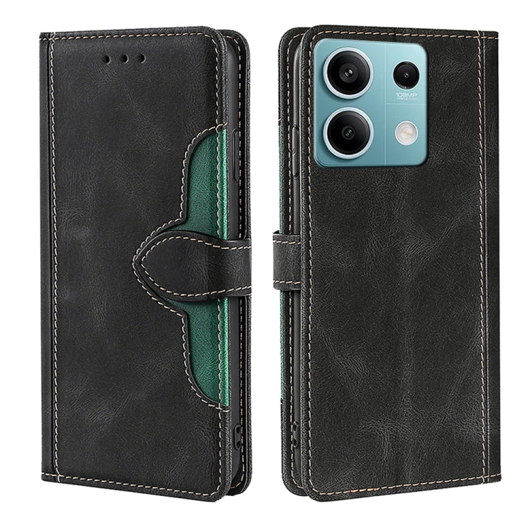 Skin Feel Magnetic Buckle Leather Phone Case
