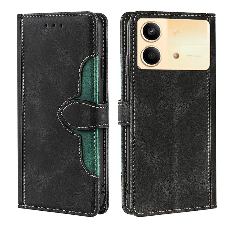 Skin Feel Magnetic Buckle Leather Phone Case