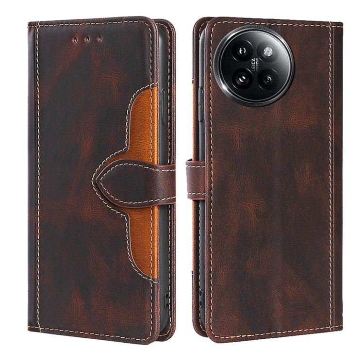 Skin Feel Magnetic Buckle Leather Phone Case