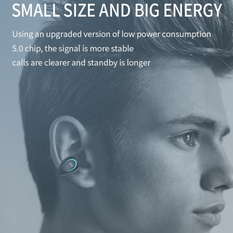 Écouteurs stéréo sans fil Bluetooth V5.0 ultra-légers YX08, binauraux, doubles