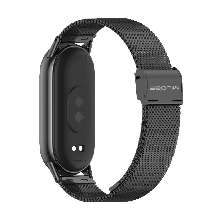 Mijobs Milan Buckle Metal Stainless Steel Watch Band, For Xiaomi Smart Band 10 / 9 / 8
