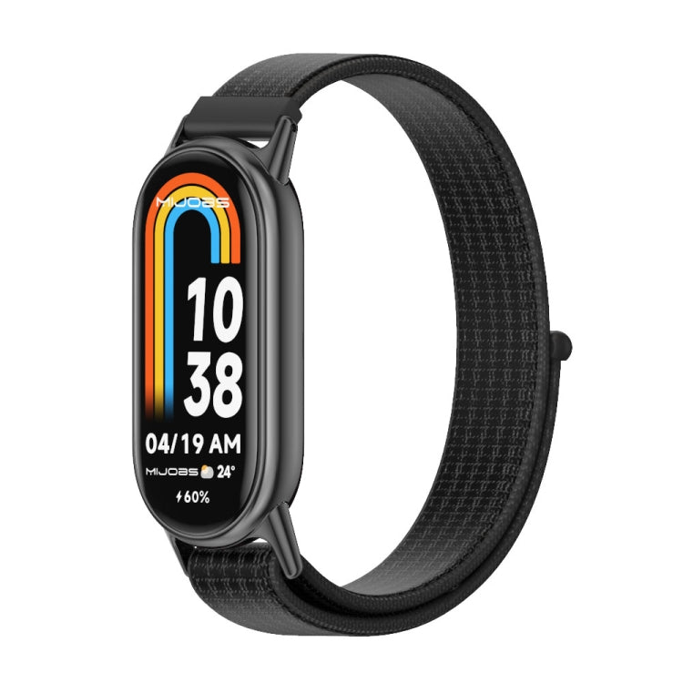 Mijobs Breathable Nylon Loop Watch Band, For Xiaomi Smart Band 10 / 9 / 8