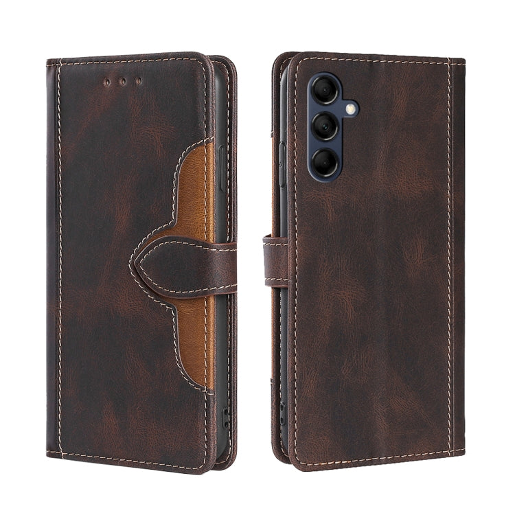 Skin Feel Magnetic Buckle Leather Phone Case