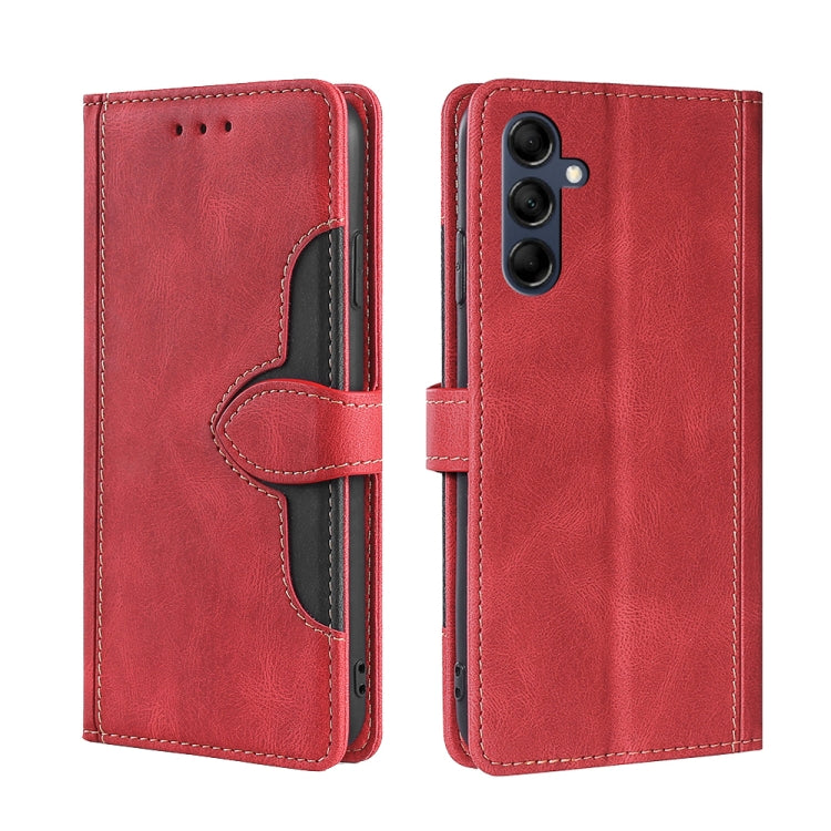 Skin Feel Magnetic Buckle Leather Phone Case, For Samsung Galaxy S23 FE 5G, For Samsung Galaxy M54 5G, For Samsung Galaxy F14 5G, For Samsung Galaxy M14 5G, For Samsung Galaxy A54 5G