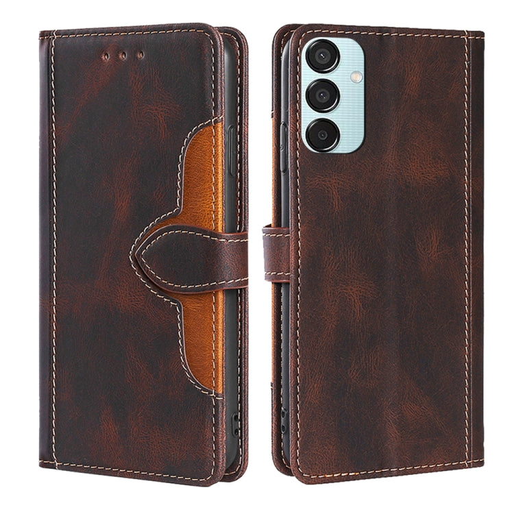 Skin Feel Magnetic Buckle Leather Phone Case, For Samsung Galaxy M55 5G, For Samsung Galaxy M15 5G, For Samsung Galaxy Xcover 7 5G, For Samsung Galaxy S24 Ultra 5G, For Samsung Galaxy S24+ 5G, For Samsung Galaxy S24 5G