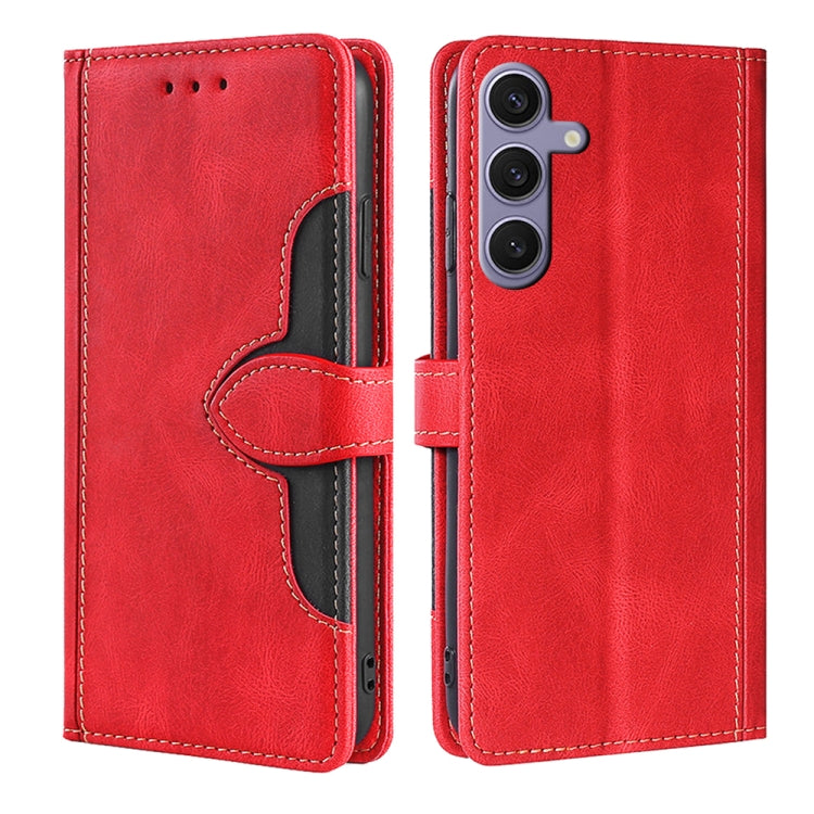 Skin Feel Magnetic Buckle Leather Phone Case