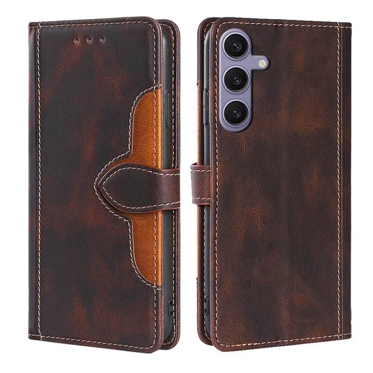 Skin Feel Magnetic Buckle Leather Phone Case