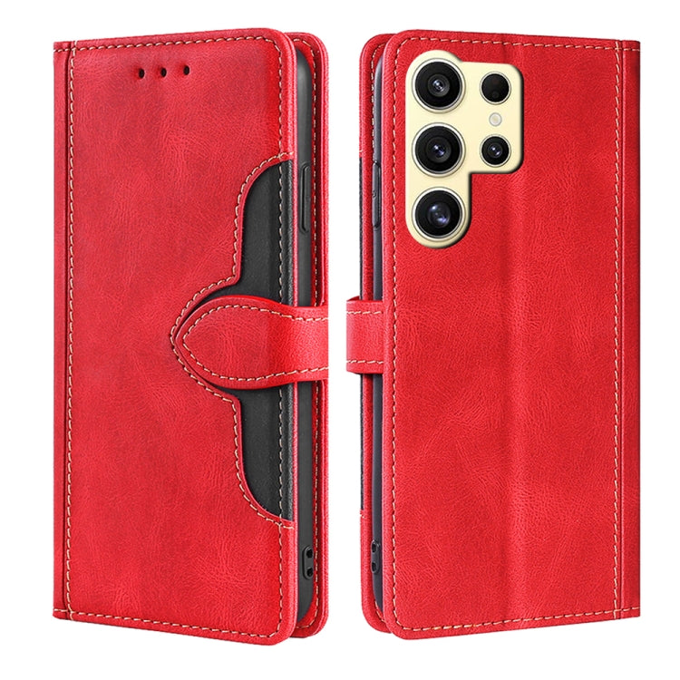 Skin Feel Magnetic Buckle Leather Phone Case