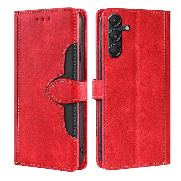 Skin Feel Magnetic Buckle Leather Phone Case