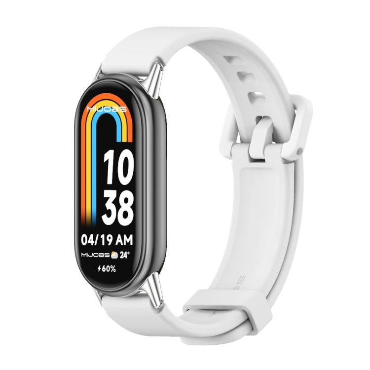 Mijobs Silicone Breathable Watch Band, For Xiaomi Smart Band 10 / 9 / 8