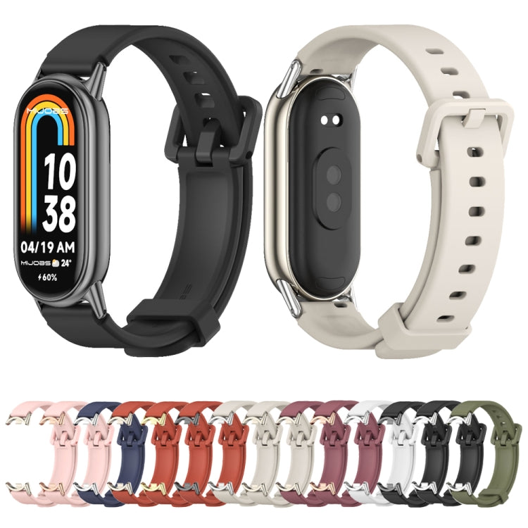 Mijobs Silicone Breathable Watch Band, For Xiaomi Smart Band 10 / 9 / 8