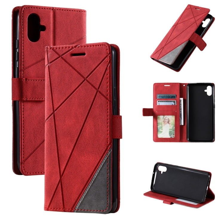 Skin Feel Splicing Leather Phone Case, For Samsung Galaxy A04e /F04, For Samsung Galaxy A34 5G, For Samsung Galaxy A54 5G
