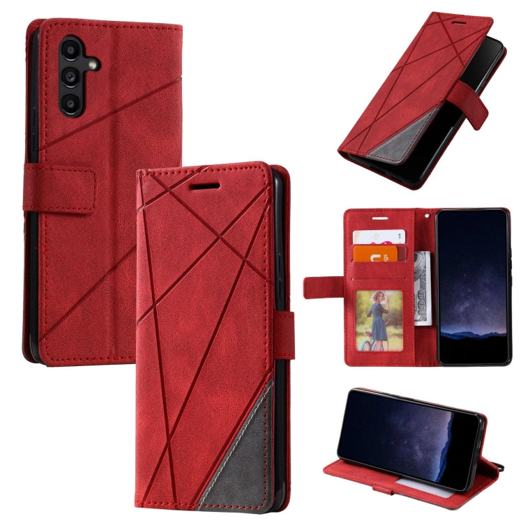 Skin Feel Splicing Leather Phone Case, For Samsung Galaxy Xcover 7, For Samsung Galaxy A55 5G, For Samsung Galaxy A35 5G, For Samsung Galaxy S24 Ultra 5G