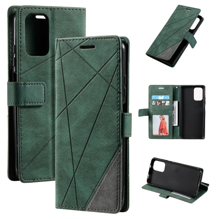 Skin Feel Splicing Leather Phone Case