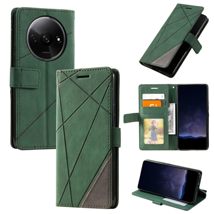 Skin Feel Splicing Leather Phone Case