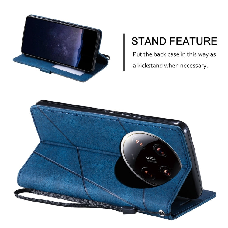 Skin Feel Splicing Leather Phone Case