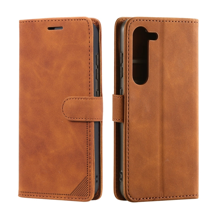 Skin Feel RFID Blocking Leather Phone Case, For Samsung Galaxy S23 5G, For Samsung Galaxy S23 Ultra 5G