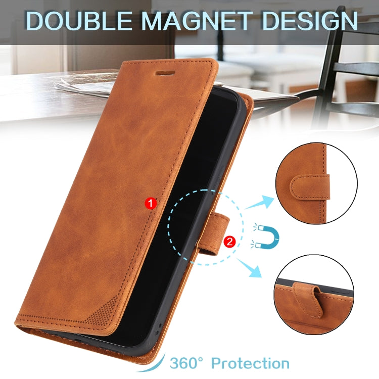 Skin Feel RFID Blocking Leather Phone Case, For Samsung Galaxy S23 5G, For Samsung Galaxy S23 Ultra 5G