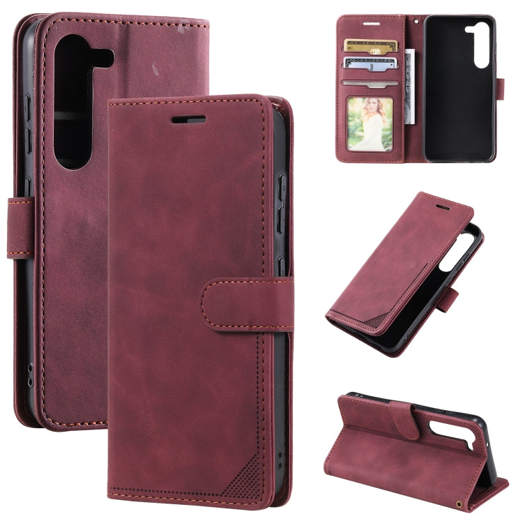Skin Feel RFID Blocking Leather Phone Case, For Samsung Galaxy S23 5G, For Samsung Galaxy S23 Ultra 5G