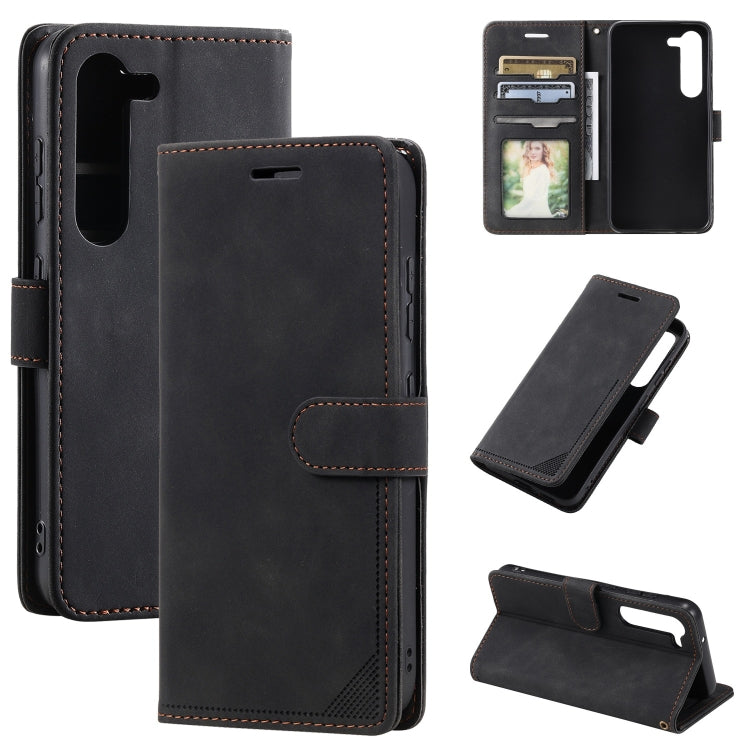Skin Feel RFID Blocking Leather Phone Case, For Samsung Galaxy S23 5G, For Samsung Galaxy S23 Ultra 5G