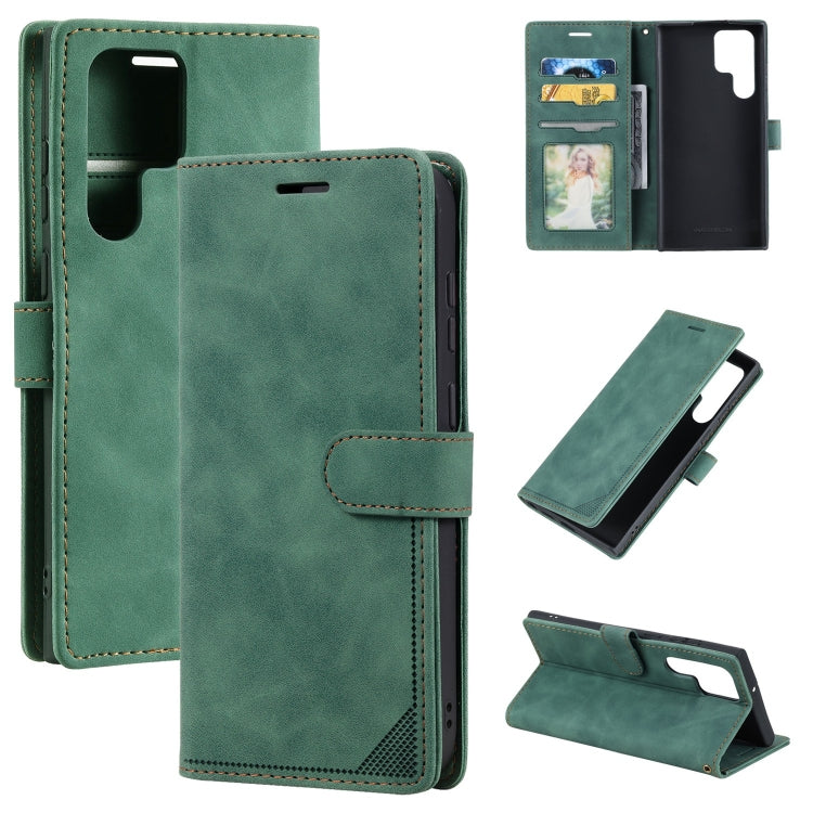 Skin Feel RFID Blocking Leather Phone Case, For Samsung Galaxy S23 5G, For Samsung Galaxy S23 Ultra 5G