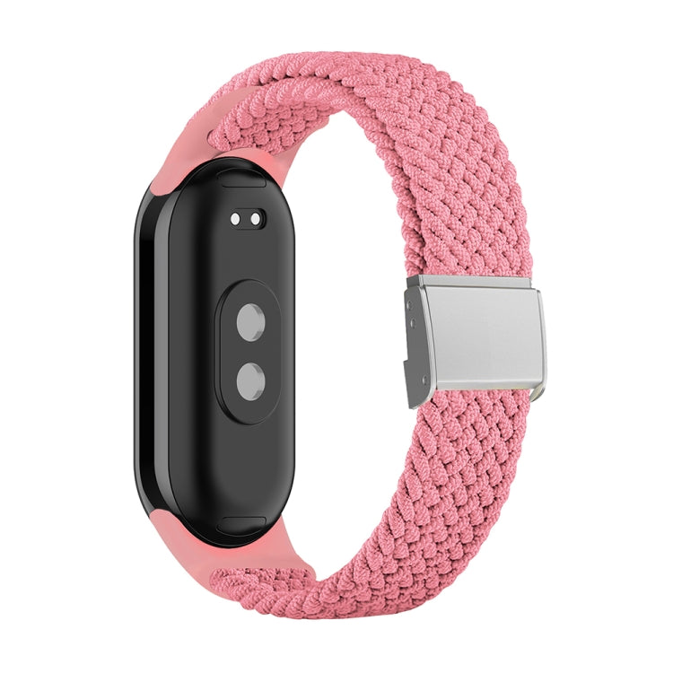Adjustable Nylon Braided Steel Buckle Watch Band, For Xiaomi Mi Band 8