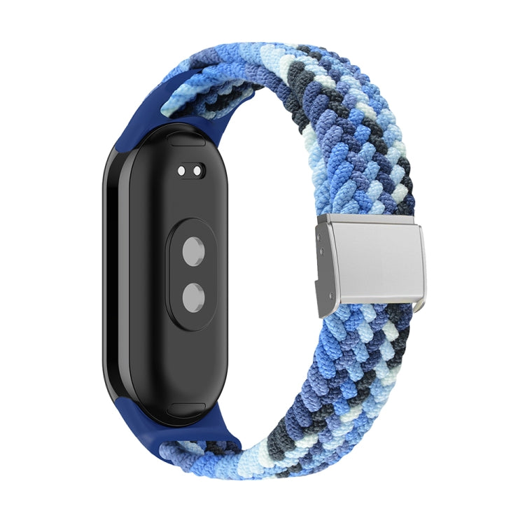 Adjustable Nylon Braided Steel Buckle Watch Band, For Xiaomi Mi Band 8