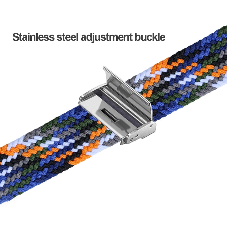 Adjustable Nylon Braided Steel Buckle Watch Band, For Xiaomi Mi Band 8
