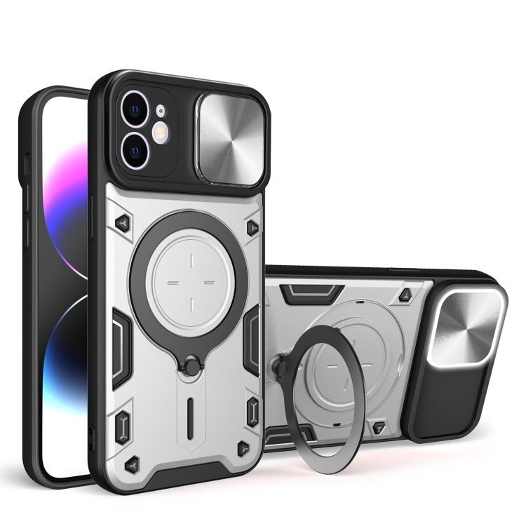 CD Texture Sliding Camshield Magnetic Holder Phone Case, For iPhone 13 Pro, For iPhone 13, For iPhone 12, For iPhone 12 Pro Max