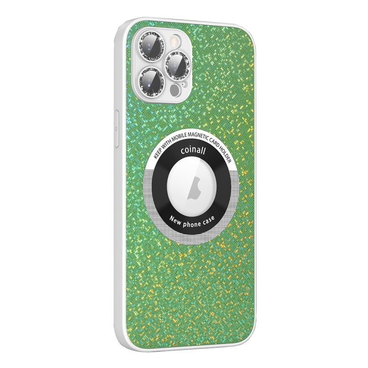 Colorful Glitter Magnetic Magsafe TPU + PC Phone Case, For iPhone 11 Pro Max