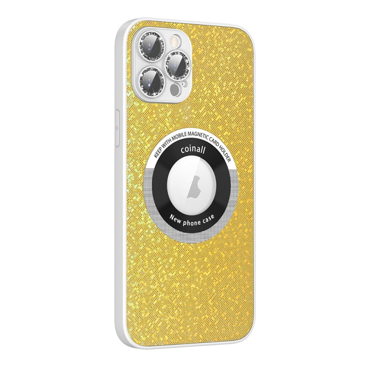 Colorful Glitter Magnetic Magsafe TPU + PC Phone Case, For iPhone 11 Pro Max
