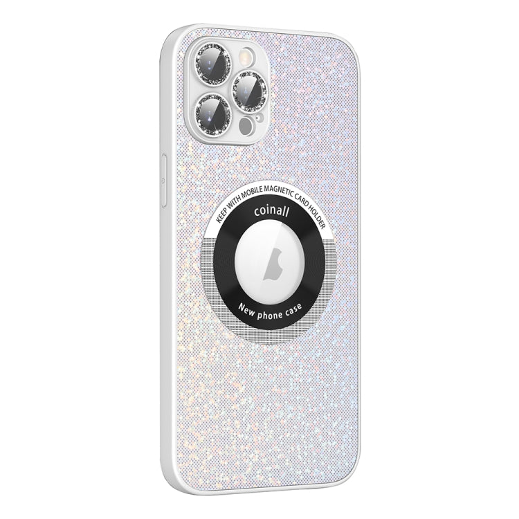 Colorful Glitter Magnetic Magsafe TPU + PC Phone Case, For iPhone 11 Pro Max
