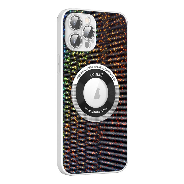Colorful Glitter Magnetic Magsafe TPU + PC Phone Case, For iPhone 11 Pro Max