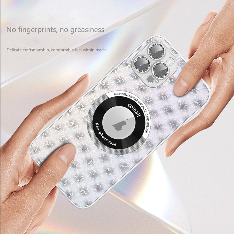 Colorful Glitter Magnetic Magsafe TPU + PC Phone Case, For iPhone 11 Pro Max
