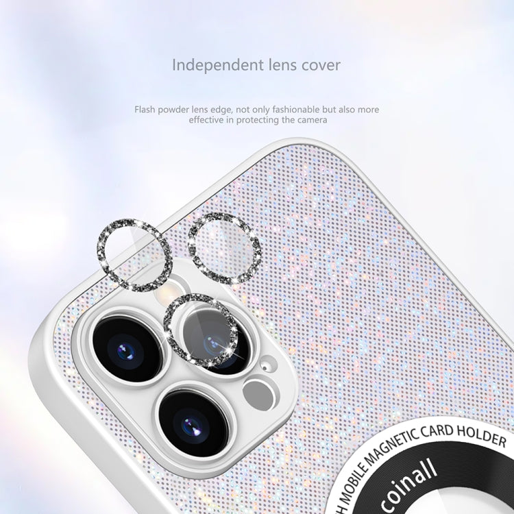 Colorful Glitter Magnetic Magsafe TPU + PC Phone Case, For iPhone 11 Pro Max