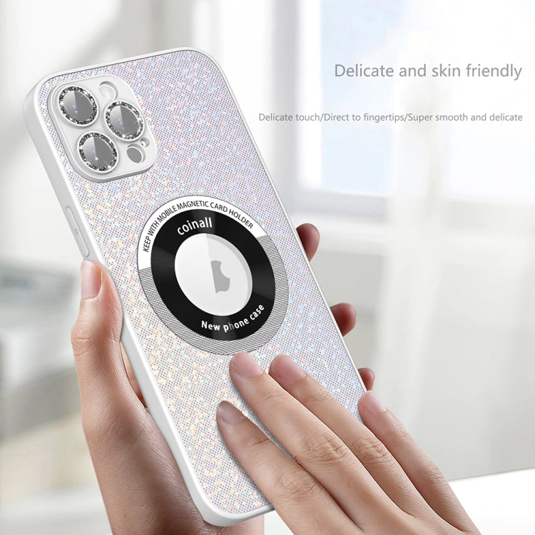 Colorful Glitter Magnetic Magsafe TPU + PC Phone Case, For iPhone 11 Pro Max