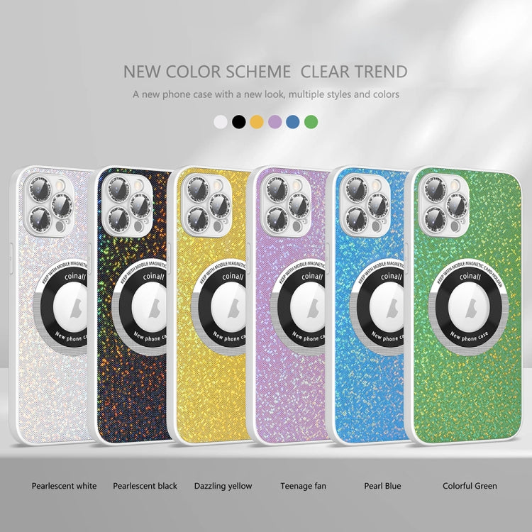 Colorful Glitter Magnetic Magsafe TPU + PC Phone Case, For iPhone 11 Pro Max