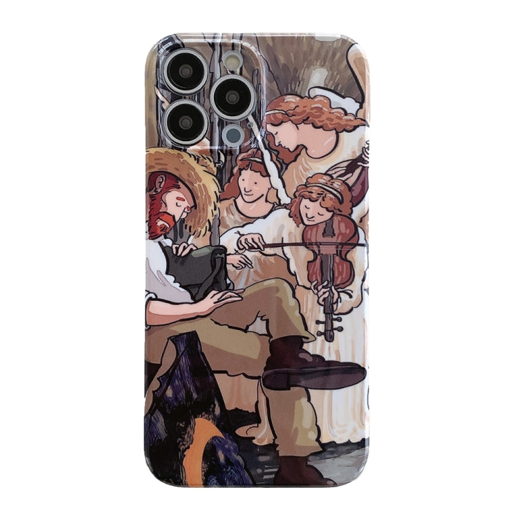 Oil Painting Pattern Glossy PC Phone Case, For iPhone 12 Pro Max, For iPhone 12 Pro, For iPhone 11 Pro Max, For iPhone 11