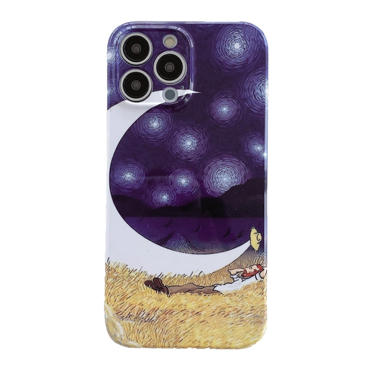 Oil Painting Pattern Glossy PC Phone Case, For iPhone 12 Pro Max, For iPhone 12 Pro, For iPhone 11 Pro Max, For iPhone 11