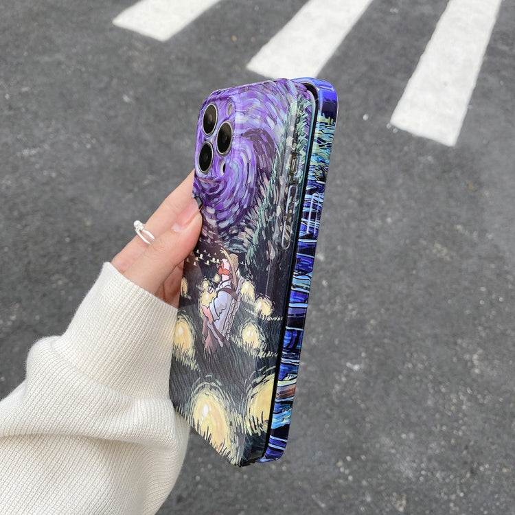 Oil Painting Pattern Glossy PC Phone Case, For iPhone 12 Pro Max, For iPhone 12 Pro, For iPhone 11 Pro Max, For iPhone 11