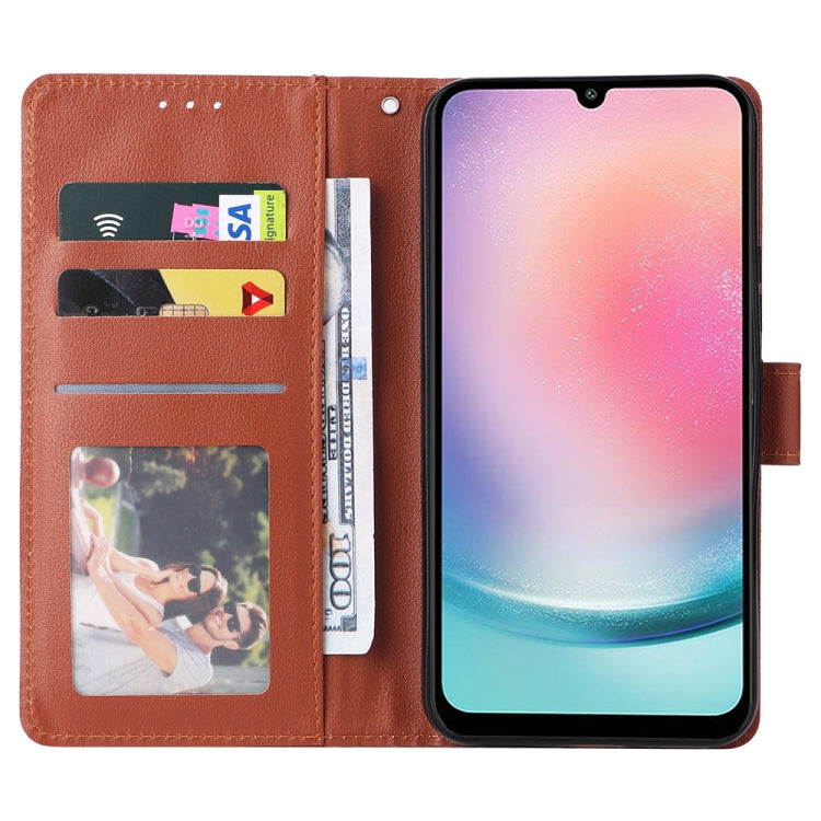 Multifunctional 3 Card Slots Leather Phone Case, For Samsung Galaxy A24 4G