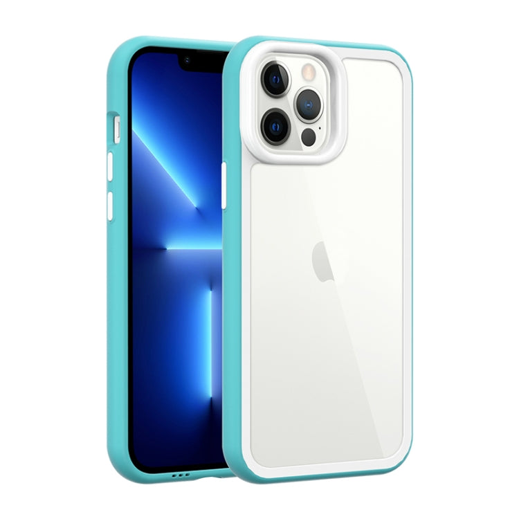 Color Frame 2 in 1 Hollow Cooling Phone Case, For iPhone 14, For iPhone 14 Pro Max