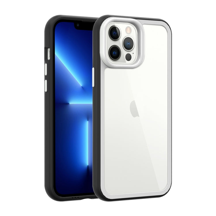 Color Frame 2 in 1 Hollow Cooling Phone Case, For iPhone 11