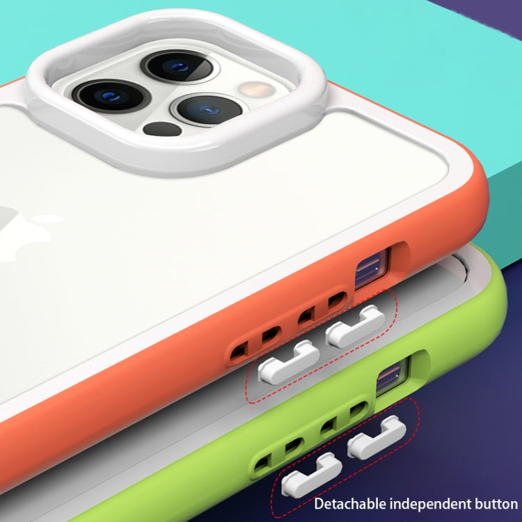 Color Frame 2 in 1 Hollow Cooling Phone Case, For iPhone 11