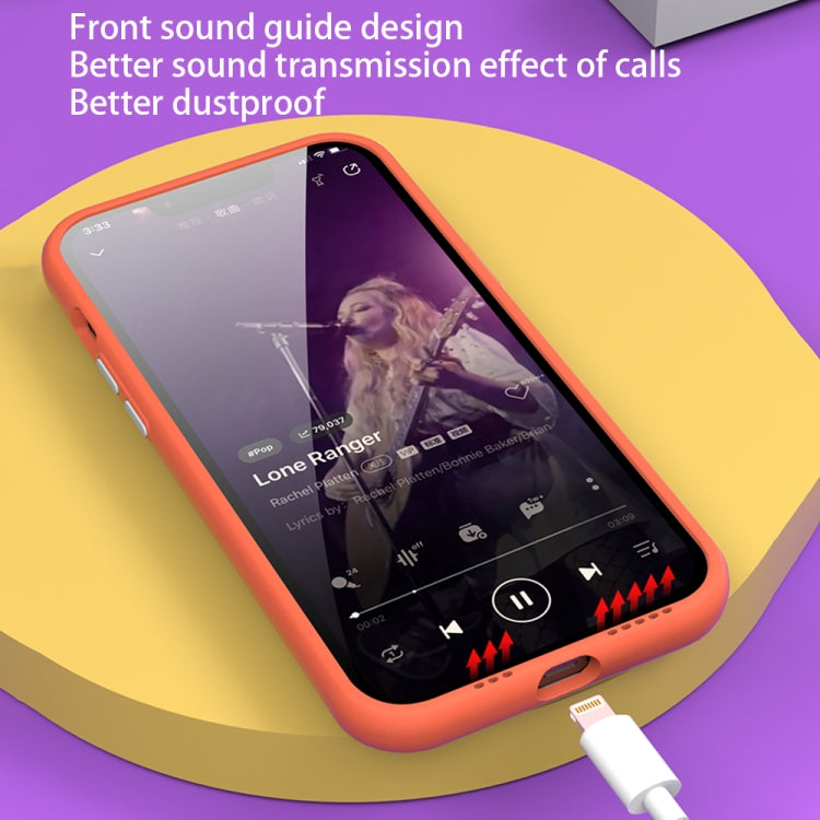 Color Frame 2 in 1 Hollow Cooling Phone Case, For iPhone 13, For iPhone 13 Pro