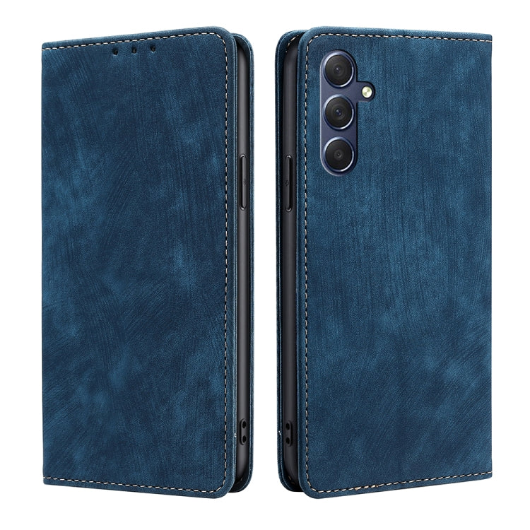 RFID Anti-theft Brush Magnetic Leather Phone Case