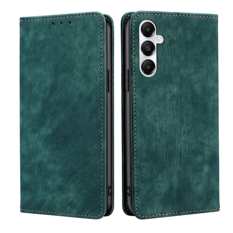 RFID Anti-theft Brush Magnetic Leather Phone Case