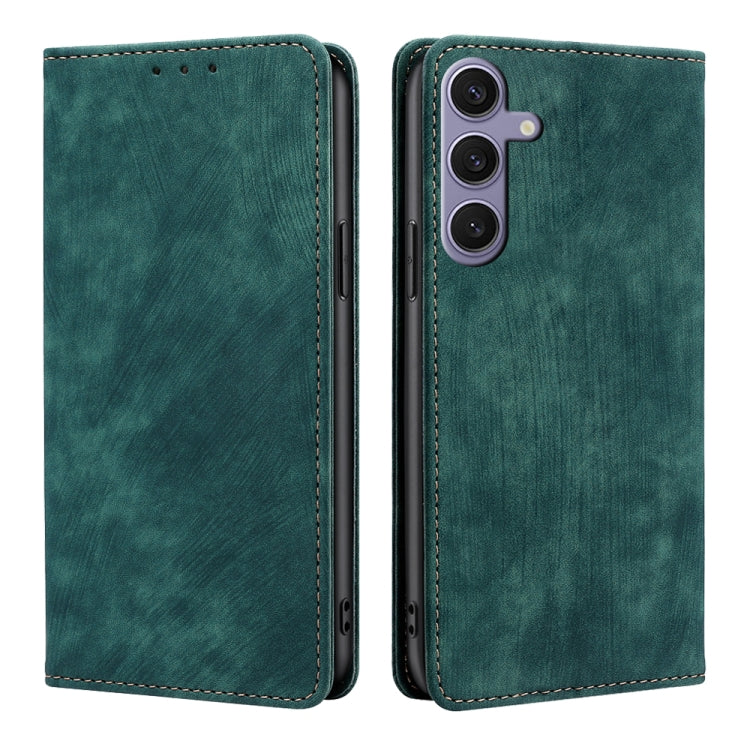 RFID Anti-theft Brush Magnetic Leather Phone Case