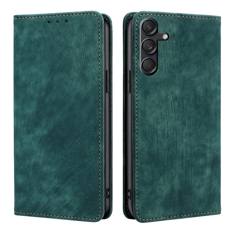 RFID Anti-theft Brush Magnetic Leather Phone Case